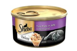Sheba Wet Adult Cat Food Tuna White Meat in Jelly, 85 gms
