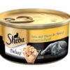 Sheba Wet Adult Cat Food Tuna Fillets and Whole Prawns in Gravy, 85 gms