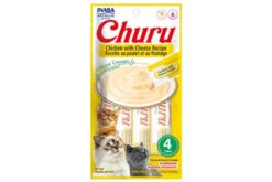 Inaba Churu Chicken With Cheese Recipe Cat Treats, 56 gm Count 4 (Pack Of 2)