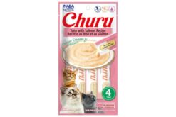 Inaba Churu Tuna With Salmon Recipe Cat Treats, 56 gm Count 4 (Pack Of 2)