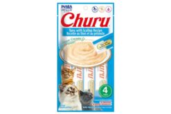 Inaba Churu Chicken With Scallop Recipe Cat Treats, 56 gm Count 4 (Pack Of 2)