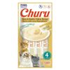 Inaba Churu Tuna & Bonito Flakes Recipe Cat Treats, 42 gm Count 4 (Pack Of 2)