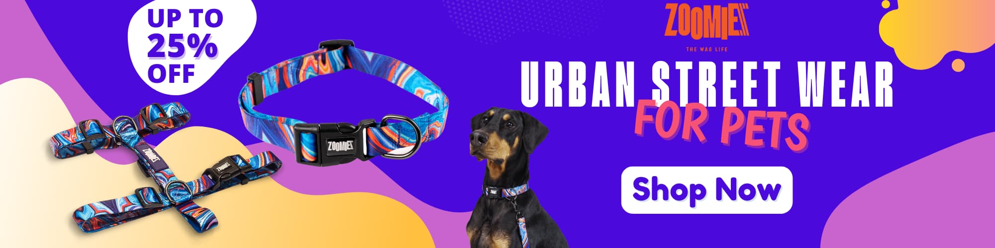 ZOOMIEZ - urban pets street wear (upto 25% off)