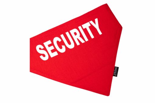 Petsnugs Security Bandana- Red For Dogs & Cats