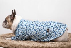 Petsnugs Traditional Blue Printed Kurta for Dogs & Cats