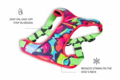 Zoomiez Adjustable Step-in Mesh Dog Harness - Drip