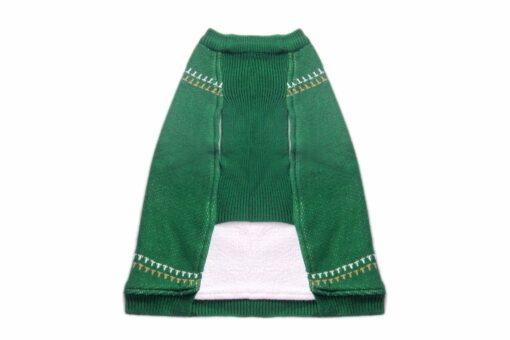 Petsnugs  Green Reindeer Sweater for Dogs & Cats - Dark Green