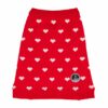 Petsnugs Red Heart Sweater for Dogs & Cats - Red & White