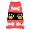 Petsnugs Bone and Paws Sweater for Dogs & Cats - Pink & Black