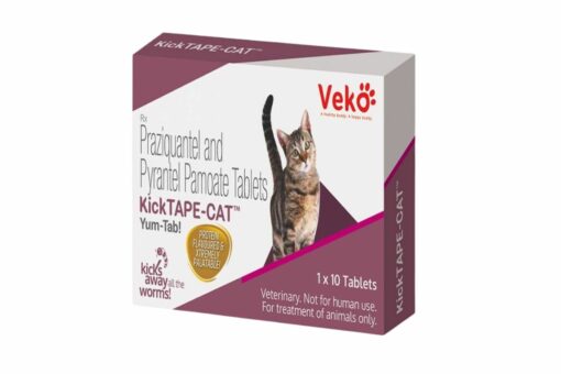 Veko Kick-Tape Tablets For Cats, 10 Tabs