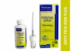 Virbac Effipro (Fipronil) Tick and Flea Control Spray For Dogs & Cats, 80 ml