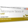 Savavet K Pet (Ketoconazole) Tablet for Dogs & Cats, Pack of 3 (10 Tabs in 1 Pack)